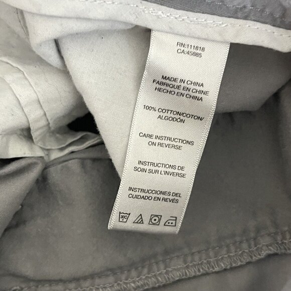 Michael Kors Shorts Mens 36 Gray Flat Front Cargo Utility Pockets Casual - Picture 10 of 12